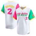 Boles  San Diego Padres #2 Xander Bogaerts White  City Connect Limited Player Jersey