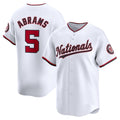 Boles  Washington Nationals #5 CJ Abrams White  Home Limited Player Jersey