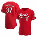 Boles Cincinnati Reds #37 Tyler Stephenson Red  Stitched Flex Base Jersey