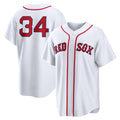 Boles Boston Red Sox #34 David Ortiz White  Home Replica Jersey