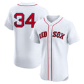 Boles Boston Red Sox #34 David Ortiz White  Home Elite Jersey