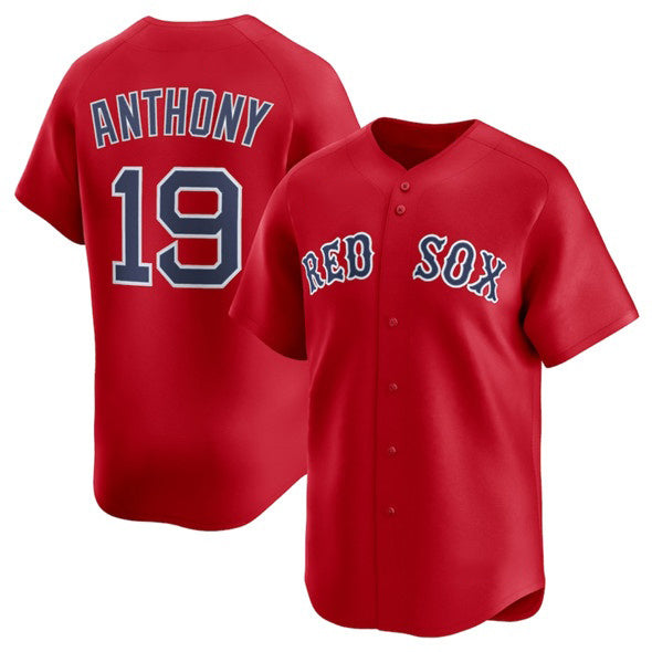 Boles Boston Red Sox #19 Roman Anthony Red  2024 Alternate Limited Stitched Jersey