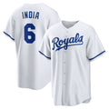 Boles  Kansas City Royals #6 Jonathan India White  Home Replica Player Jersey
