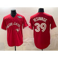 Boles  Toronto Blue Jays #39 Trey Yesavage Red  2025 World Series Cool Base Stitched Jersey