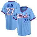 Boles Atlanta Braves #27 Austin Riley Powder Blue  2026 City Connect Stadium Jersey