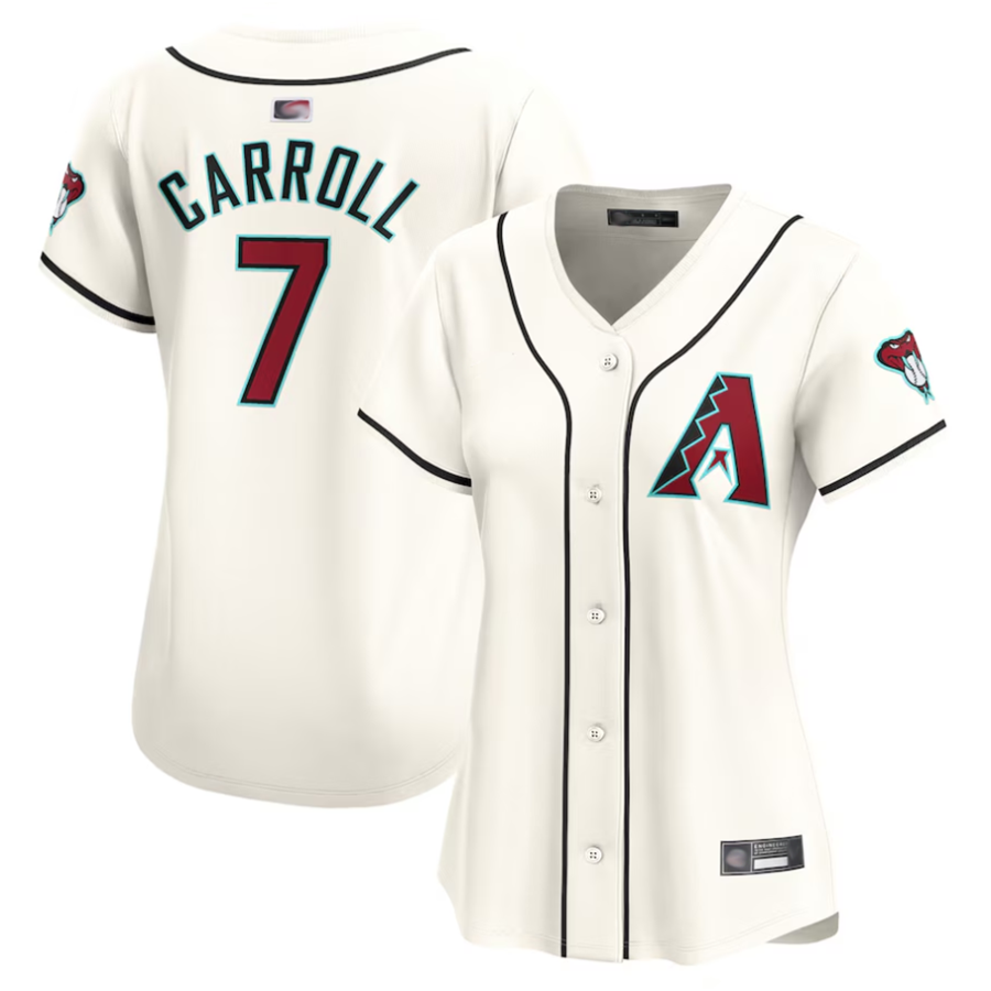 Boles A.Diamondbacks #7 Corbin Carroll Player Cream Home Limited Personalized Stitched Jerseys