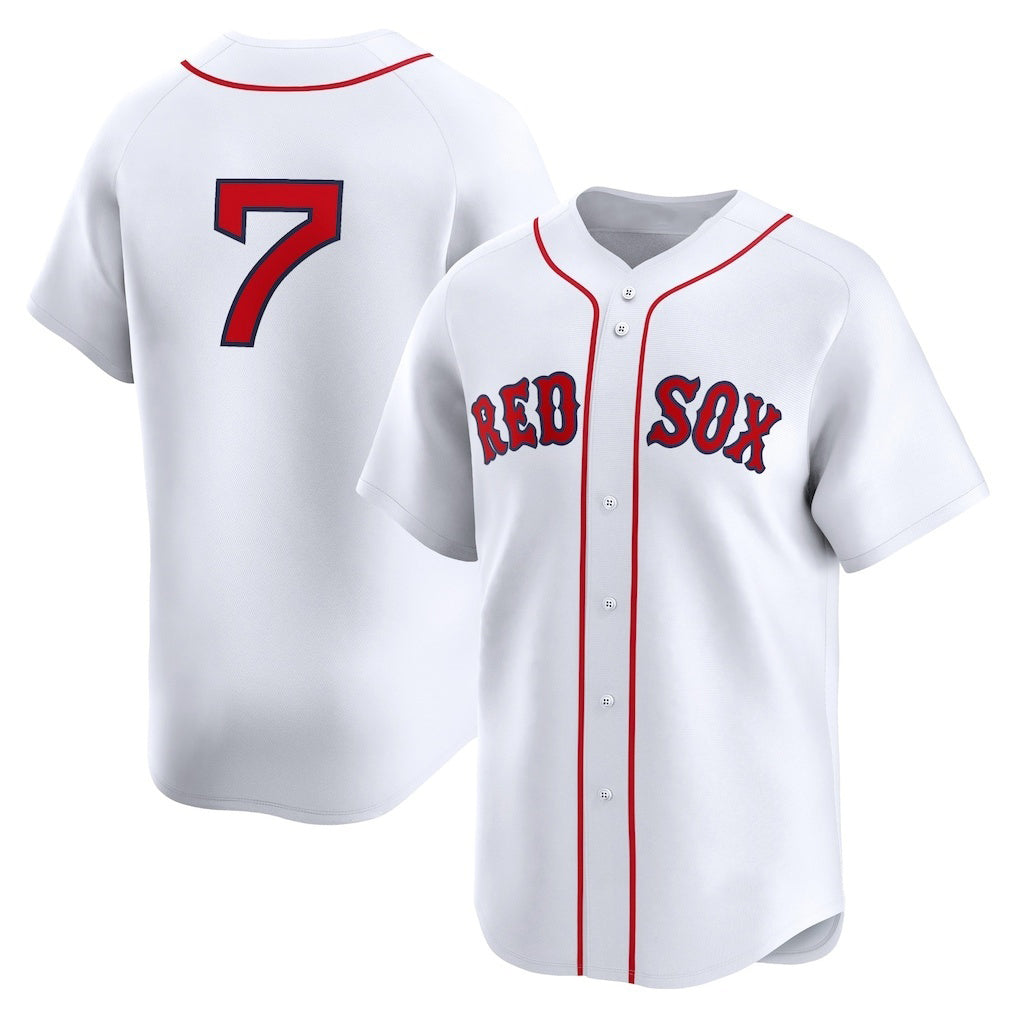 Boles Boston Red Sox #7 Masataka Yoshida White  Home Limited Player Jersey