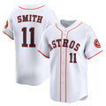 Boles Houston Astros #11 Cam Smith White  Home Limited Player Jersey