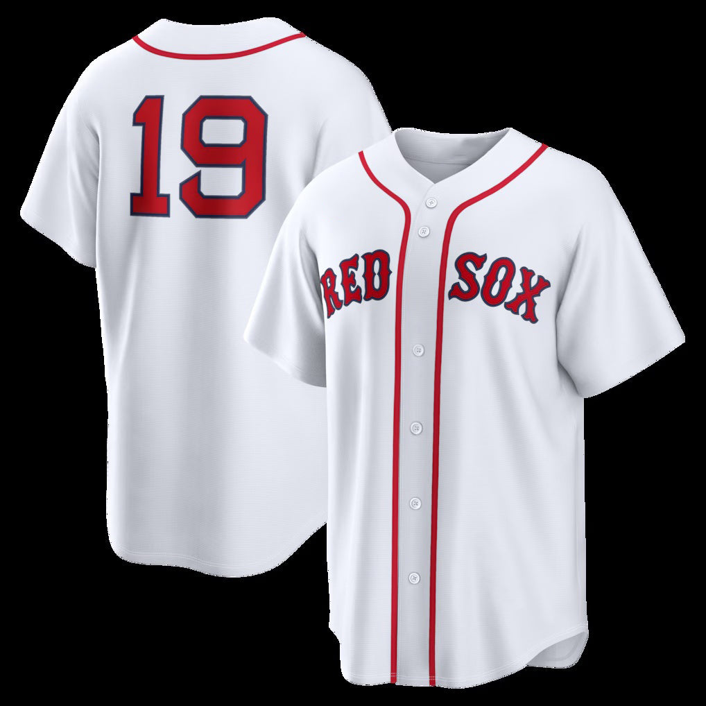 Boles Boston Red Sox #19 Roman Anthony White  Home Replica Jersey 2