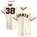 Boles  San Francisco Giants #38 Robbie Ray Cream  Home Replica Jersey