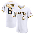Boles  Pittsburgh Pirates #6 Konnor Griffin White  Home Authentic Jersey