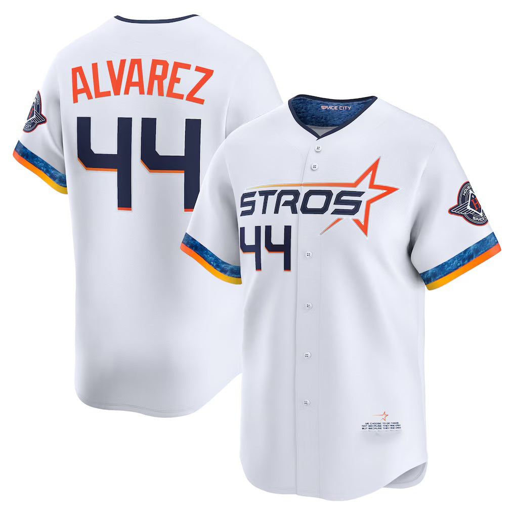 Boles Houston Astros #44 Yordan Alvarez White  2025 City Connect Limited Player Jersey