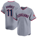Boles  Cleveland Guardians #11 Jose Ramirez Gray  2025 Alternate Limited Stitched Jersey