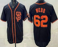 Boles  San Francisco Giants #62 Logan Webb Black  Limited Jersey