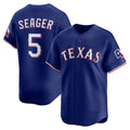 Boles Texas Rangers #5 Corey Seager Royal  Alternate 2 Limited Jersey