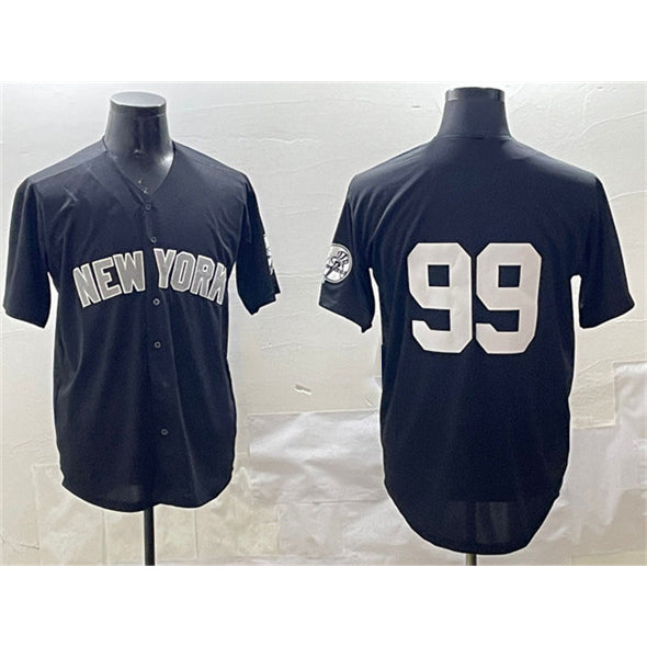 Boles  New York Yankees #99 Aaron Judge Black  Cool Base Stitched Jersey