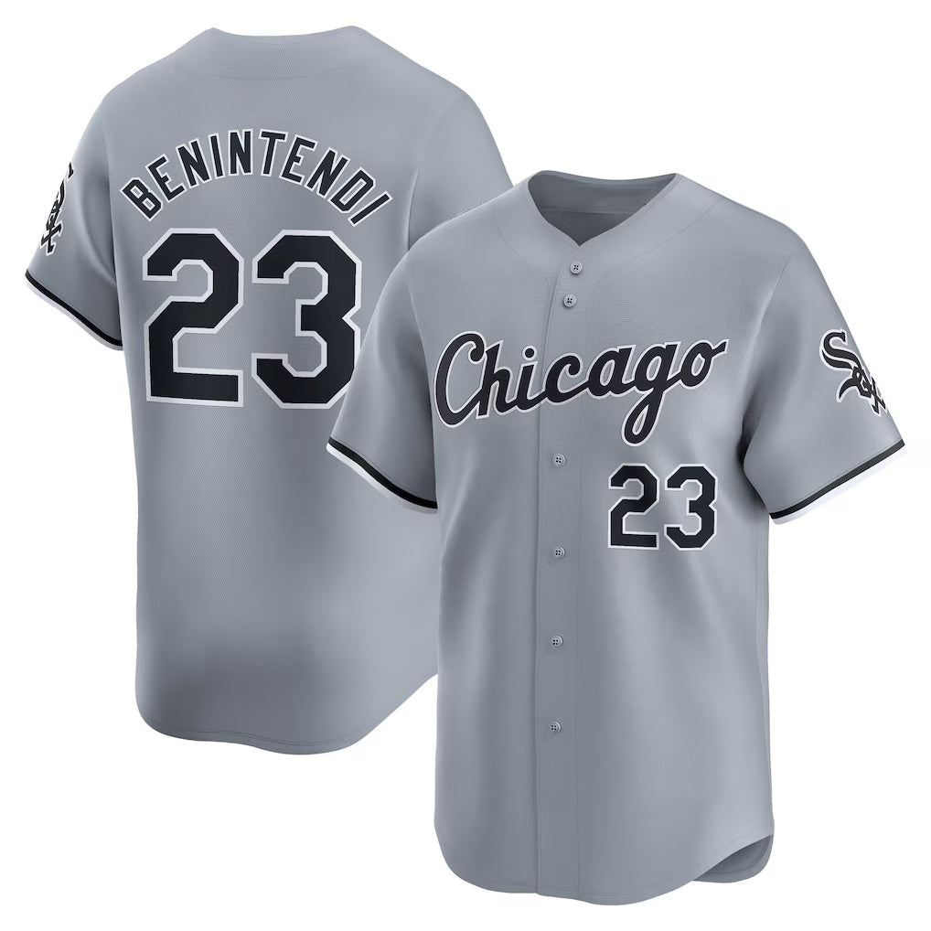 Boles  Chicago White Sox #23 Andrew Benintendi White  Road Limited Player Jersey
