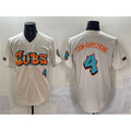 Boles  Chicago Cubs #4 Pete Crow-Armstrong Cream  'Graffiti North Side Edition' Vapor Premier Limited Stitched Jersey