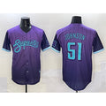 Boles  Arizona Diamondbacks #51 Randy Johnson Purple  2025 City Connect Limited Stitched Jersey