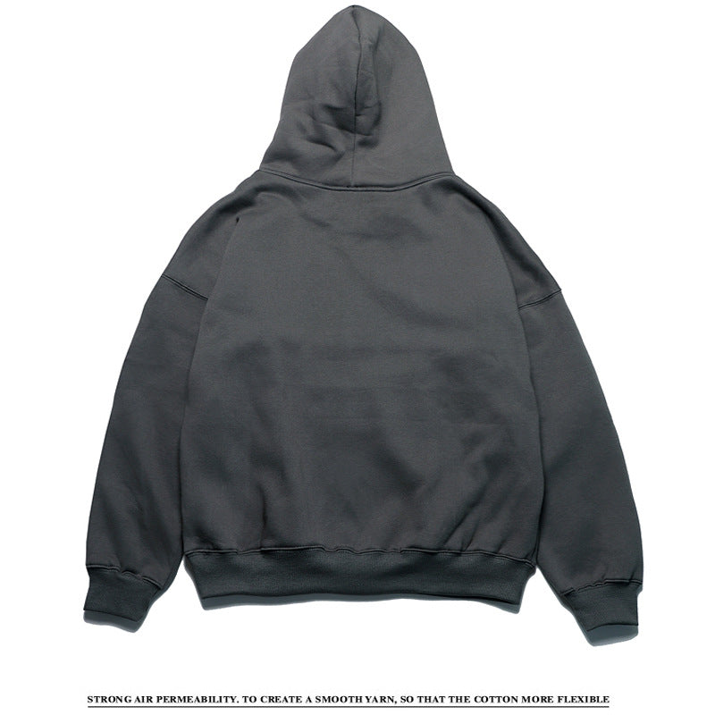 2026 American Kanye Letter Foam Loose High Street hoodie