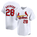 Boles St. Louis Cardinals #28 Nolan Arenado White  Home Limited Player Jersey