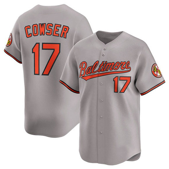 Boles Baltimore Orioles #17 Colton Cowser Gray  2025 Limited Stitched Jersey