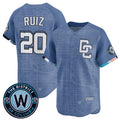 Boles  Washington Nationals #20 Keibert Ruiz Blue  2025 City Connect Limited Stitched Jersey