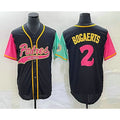 Boles  San Diego Padres #2 Xander Bogaerts Black  NEW 2023 City Connect Cool Base Stitched Jersey 2