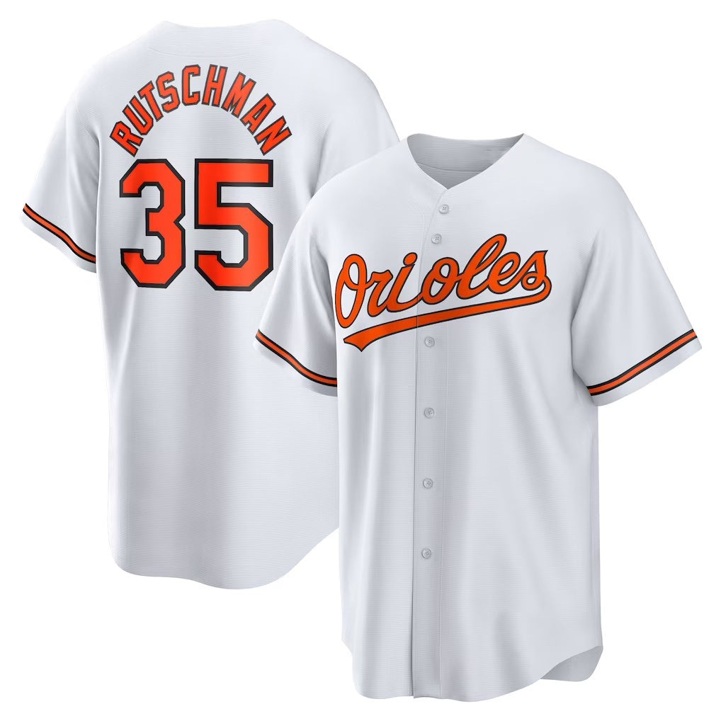 Boles Baltimore Orioles #35 Adley Rutschman White  Replica Player Jersey