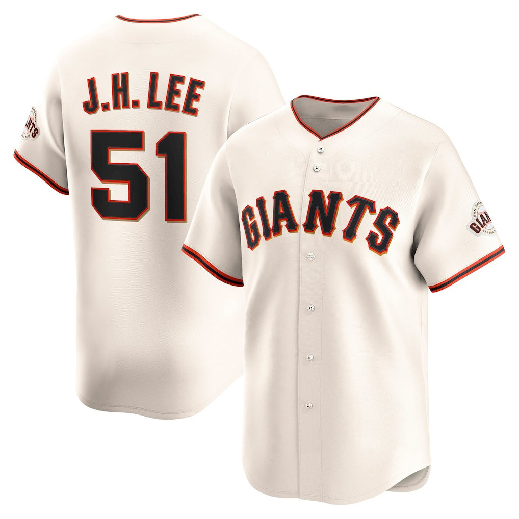 Boles  San Francisco Giants #51 Jung Hoo Lee Cream  Home Limited Player Jersey