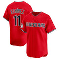 Boles  Cleveland Guardians #11 Jose Ramirez Red  Alternate Limited Stitched Jersey