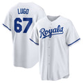 Boles  Kansas City Royals #67 Seth Lugo White  Home Replica Jersey
