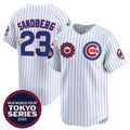 Boles  Chicago Cubs #23 Ryne Sandberg White  2025 Tokyo Series Limited Stitched Jersey