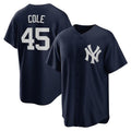 Boles  New York Yankees #45 Gerrit Cole Navy  Alternate Replica Player Name Jersey
