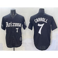 Boles  Arizona Diamondbacks #7 Corbin Carroll Black  'Gothic Desert Fang Edition' Vapor Limited Stitched Jersey