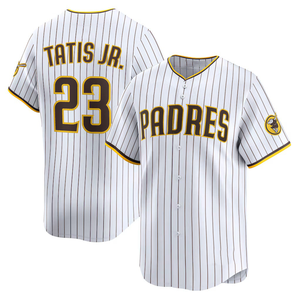Boles  San Diego Padres #23 Fernando Tatis Jr. White  Home Limited Player Jersey