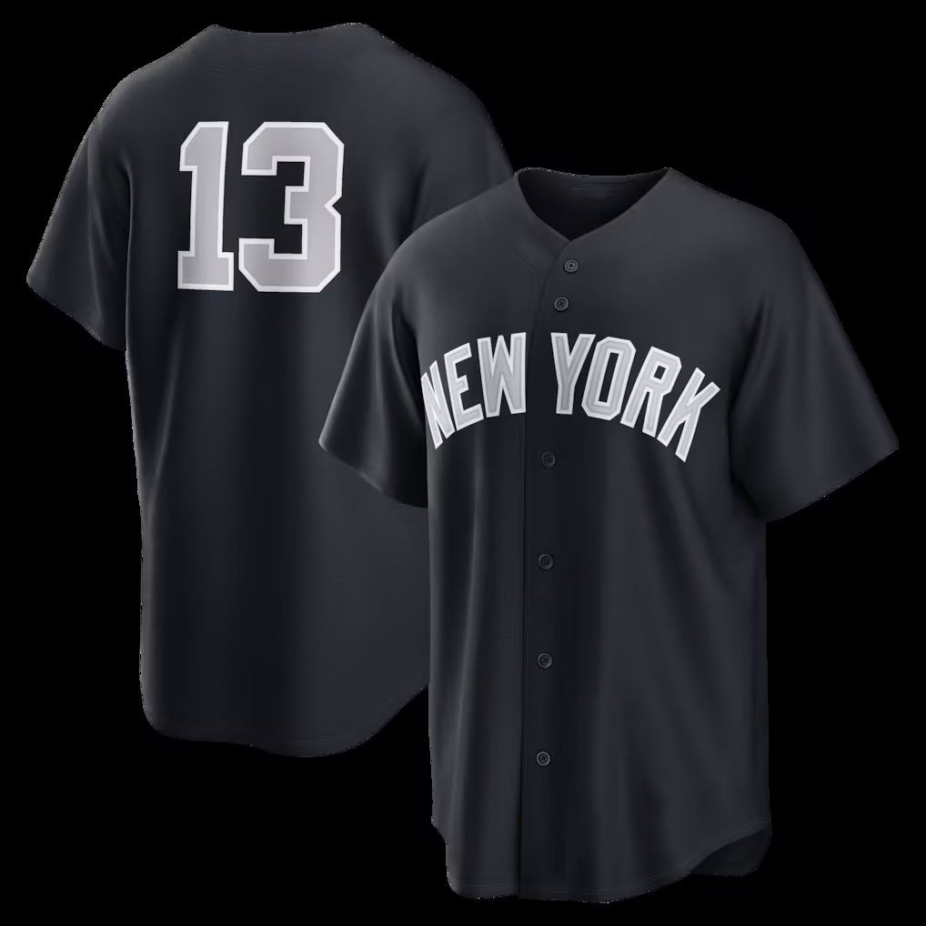 Boles  New York Yankees #13 Jazz Chisholm Jr. Navy  Alternate Replica Jersey