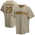 Boles  San Diego Padres #23 Fernando Tatis Jr. Tan  Alternate Replica Player Jersey