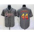 Boles Houston Astros #44 Yordan Alvarez Grey  Gridiron Cool Base Stitched Jersey