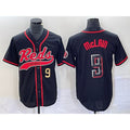 Boles Cincinnati Reds #9 Matt McLain Number Black  2023 City Connect Cool Base Stitched Jersey 2