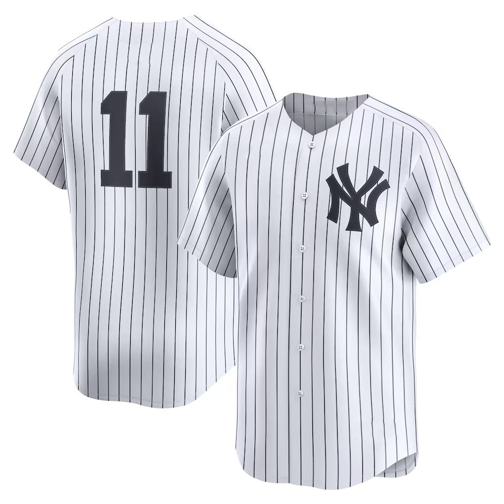 Boles  New York Yankees #11 Anthony Volpe White  Home Limited Player Jersey