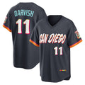 Boles  San Diego Padres #11 Yu Darvish Obsidian  2026 City Connect Stadium Jersey
