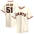 Boles  San Francisco Giants #51 Jung Hoo Lee Cream  Home Replica Player Jersey