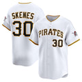 Boles  Pittsburgh Pirates #30 Paul Skenes White  Home Limited Player Jersey
