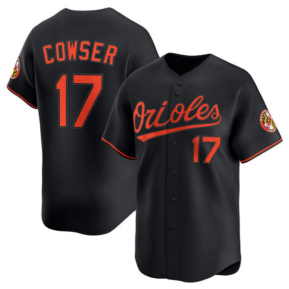 Boles Baltimore Orioles #17 Colton Cowser Black  2025 Alternate Limited Stitched Jersey