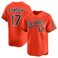 Boles Baltimore Orioles #17 Colton Cowser Orange  2025 2nd Alternate Limited Stitched Jersey
