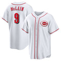 Boles Cincinnati Reds #9 Matt McLain White  Home Replica Jersey