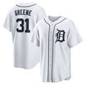 Boles Detroit Tigers #31 Riley Greene White  Replica Player Jersey