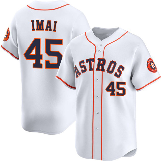 Boles Houston Astros #45 Tatsuya Imai White  2026 Home Limited Stitched Jersey