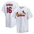 Boles St. Louis Cardinals #16 Nolan Gorman White  Home Replica Jersey